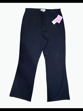 DKNY Black Boot-Cut Pull-On Pants
